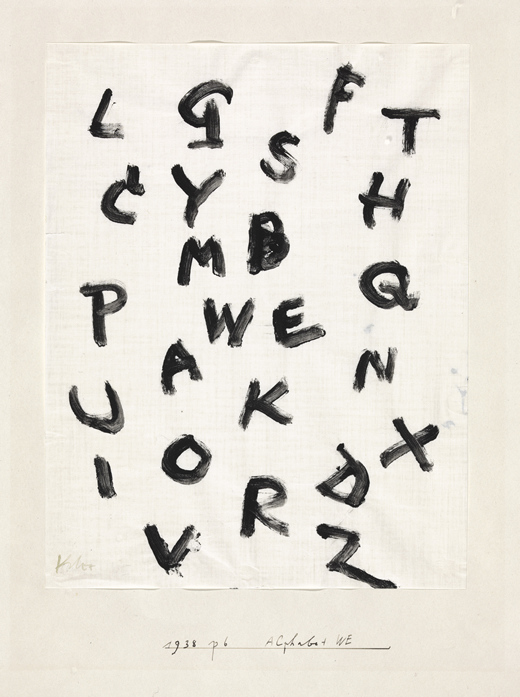 アルファベット WE　Alphabet WE, 1938, 226